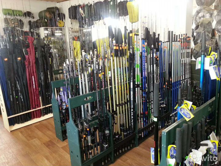 Удилища спининги катушки новые