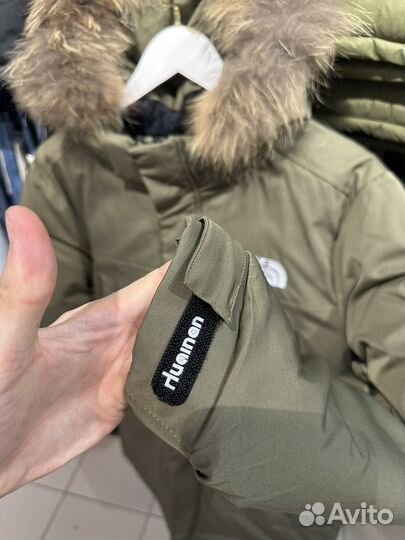 Зимняя парка TNF с мехом