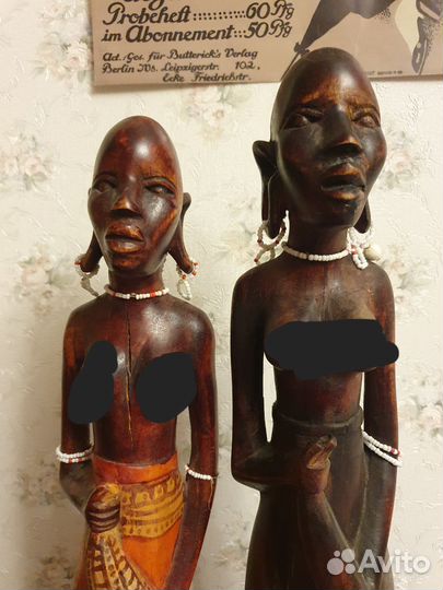 Скульптуры Африканских женщин
