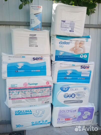 Памперсы для взрослых № 2,3,4 Пеленки