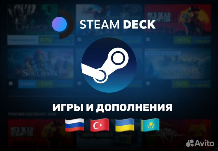 Игры Steam + DLC (Дополнения) Недоступные в России