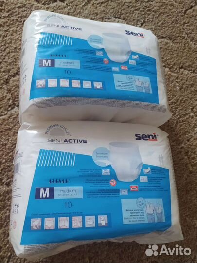 Памперсы для взрослых Seni M,памперсы-трусы Seni M