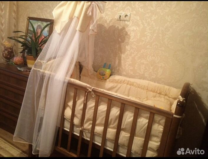 Детская кровать с ортопедическим матрасом