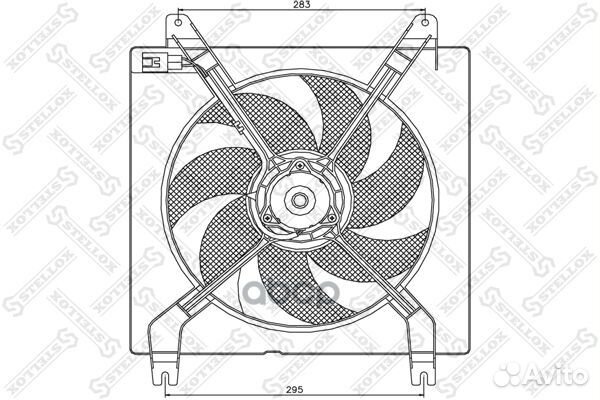 29-99254-SX вентилятор охлаждения основной кон