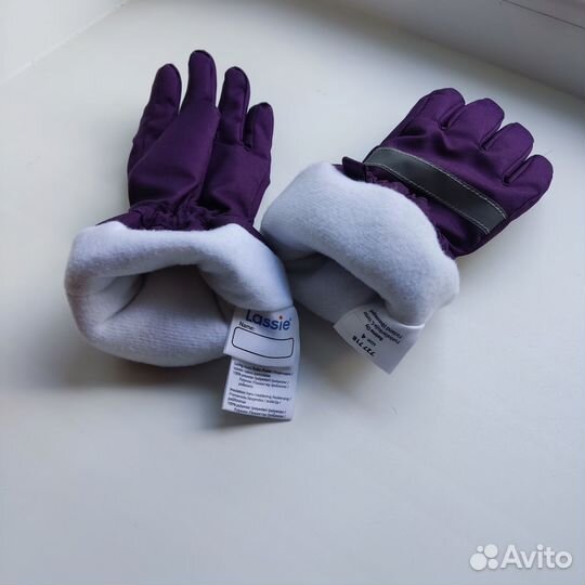 Утеплённые непромокаемые перчатки Lassie
