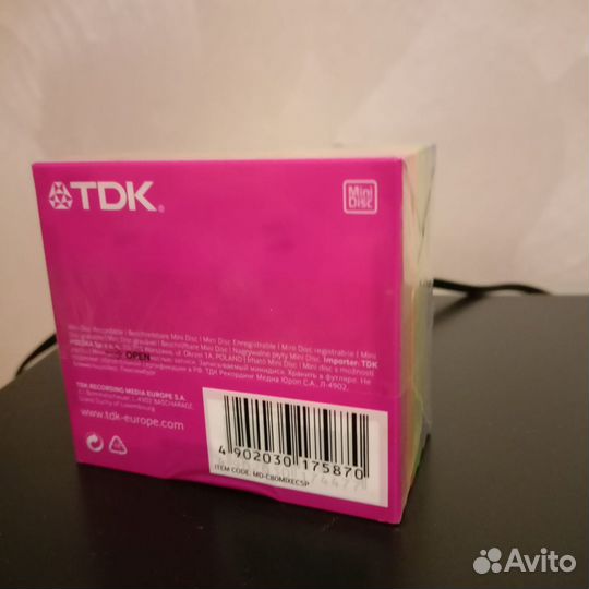 Минидиски TDK 5 шт новые