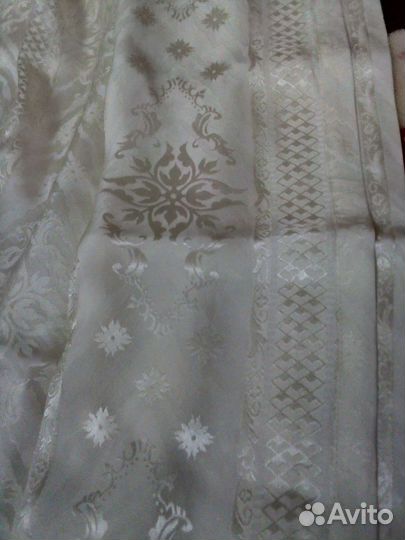 Шторы шелковые