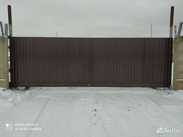 Ворота откатные автоматические