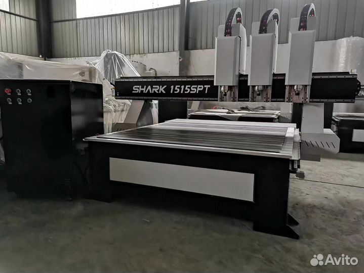 Фрезерный станок с чпу Shark 1515 (2 и 3 шпинделя)