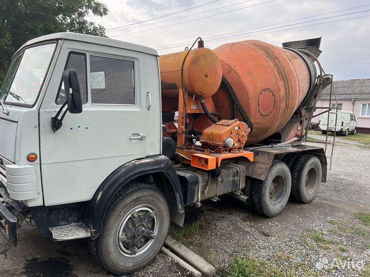 Автобетоносмеситель КамАЗ 55111, 1991