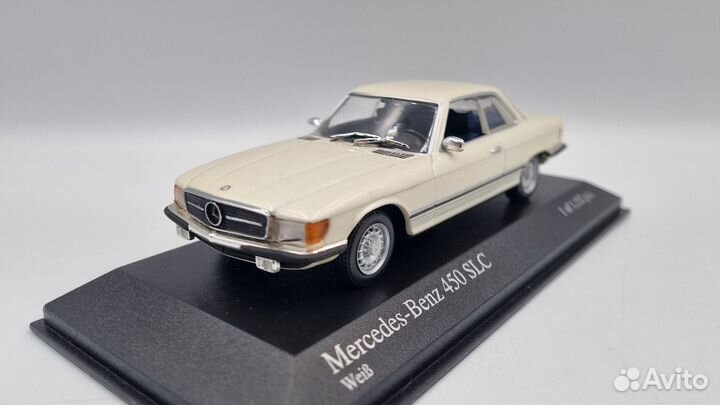 Модель Mercedes-Benz 450 SLC white