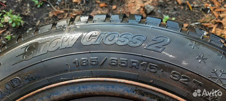 Комплект зимней резины на дисках r15 185*65 4*100