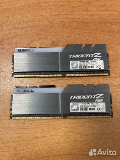 Оперативная память ddr4 32Gb G.Skill Trident Z RGB