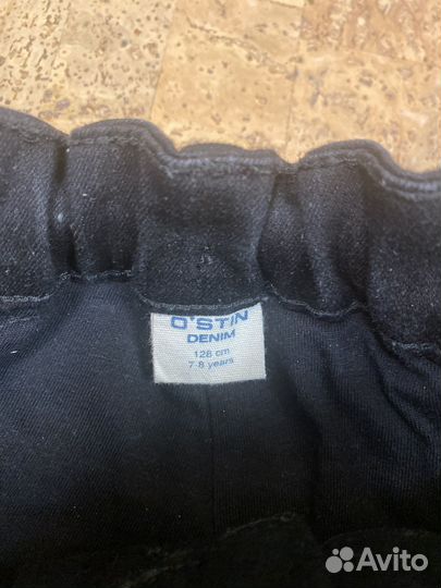 Джинсы черные размер 128 ostin