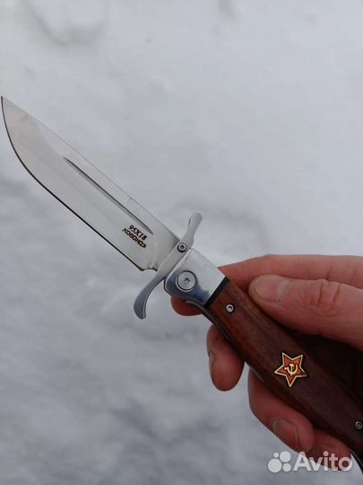 Нож складной финка нквд