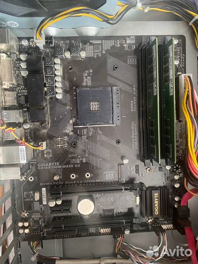 Материнская плата Gigabyte GA-AB350M-DS3H V2 AM4