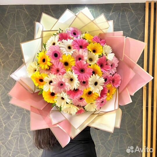 Красивые Букеты из Гербер. Доставка/Самовывоз