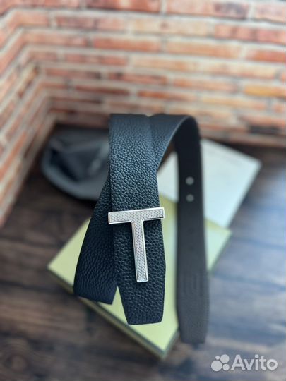 Мужской кожаный ремень Tom Ford