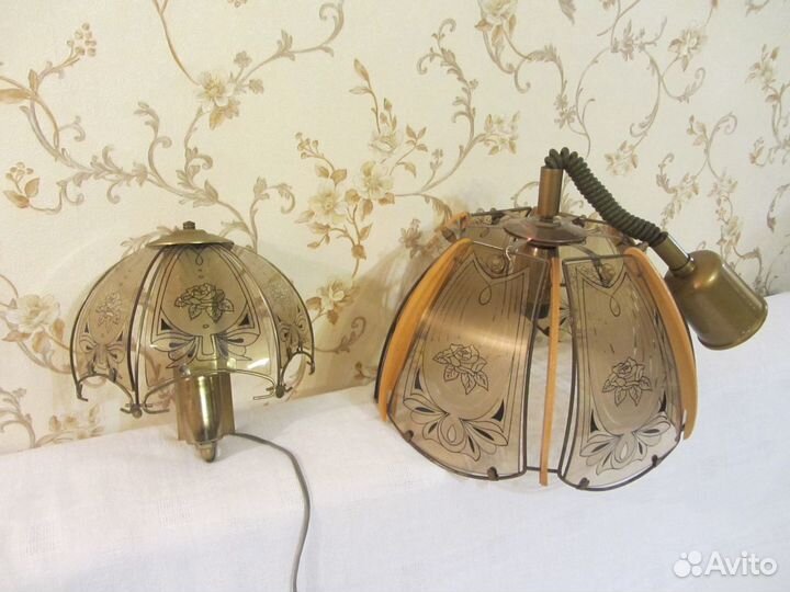 Светильник потолочный в комплекте с бра