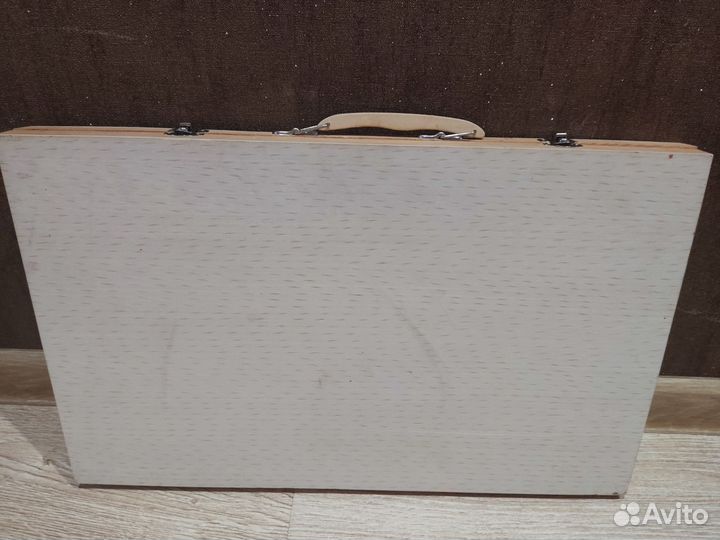 Художественный набор для рисования в деревянном