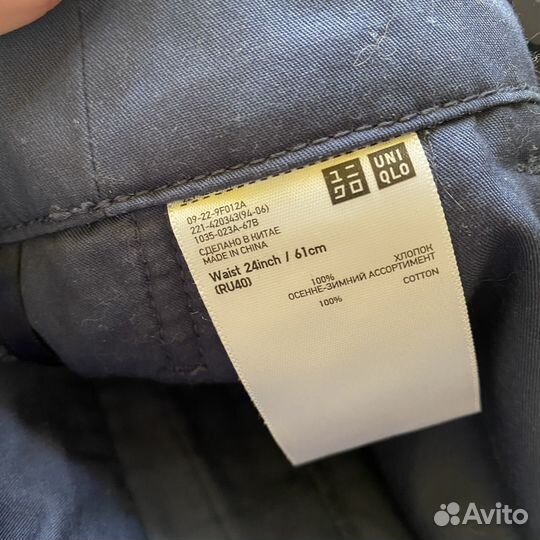 Вельветовые брюки uniqlo