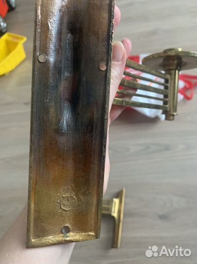 Подсвечники старинные бронза