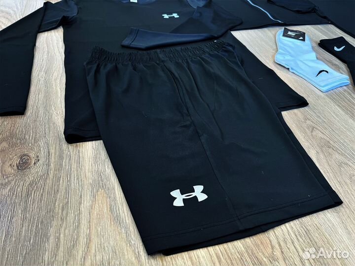 Рашгард Under Armour Black - 5/1, 2/17