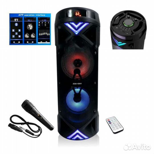 Колонка беспроводная BT speaker ZQS 6203