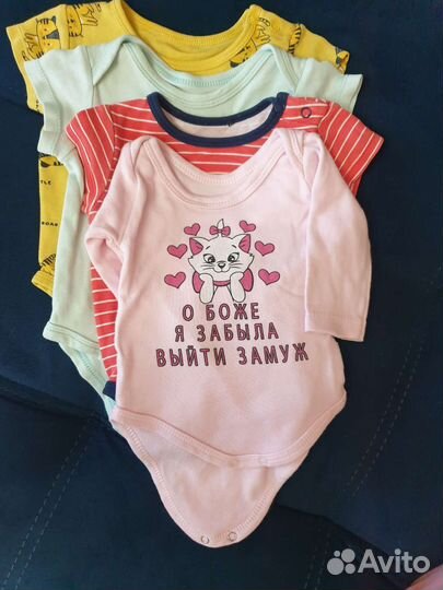 Боди для девочки р.62