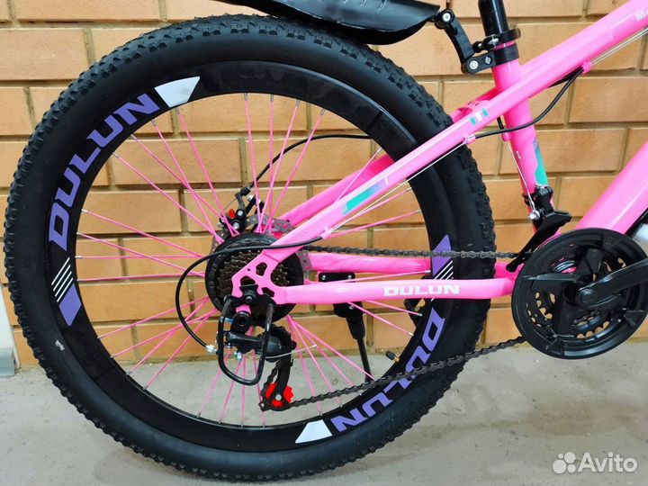 Велосипед скоростной на колёсах 26 дюймов, розовый
