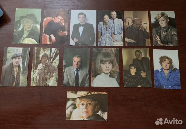 Карманные календарики СССР Актёры Советского Кино