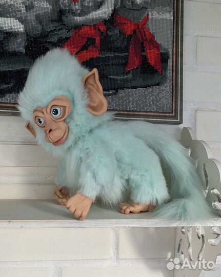 Игрушки в смешанной технике Обезьянка. Продана