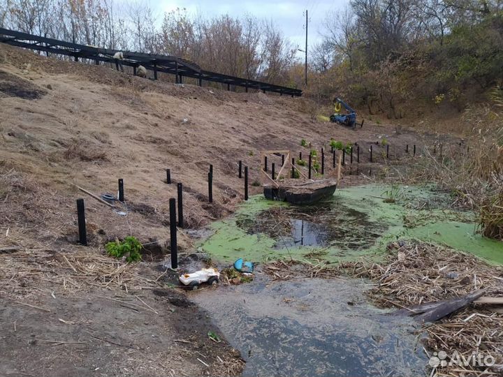 Монтаж винтовых свай