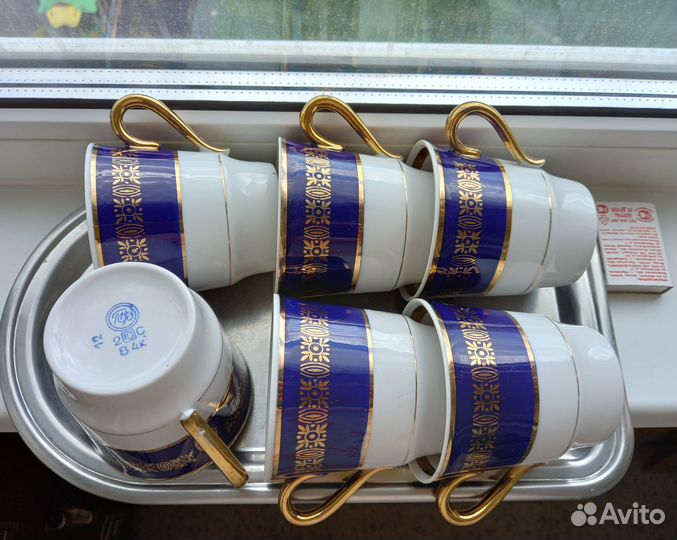 СССР Чайно-кофейные чашки. 6 шт. 