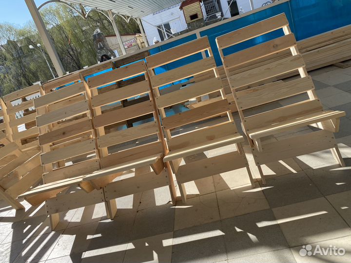 Стулья, лежаки