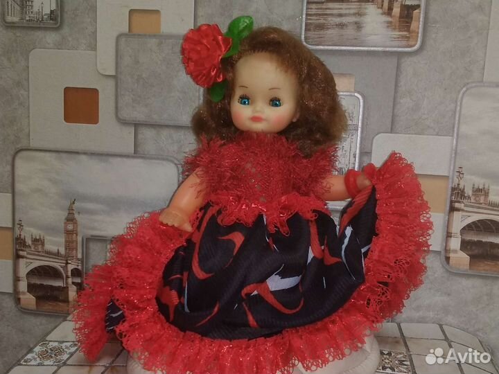 Кукла грелка на чайник и самовар СССР, цыганка 35с