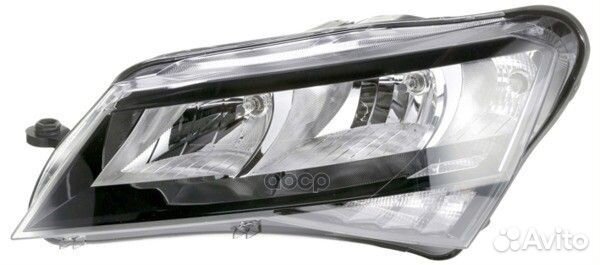 Фара основная, лев, галоген, skoda superb (3V3