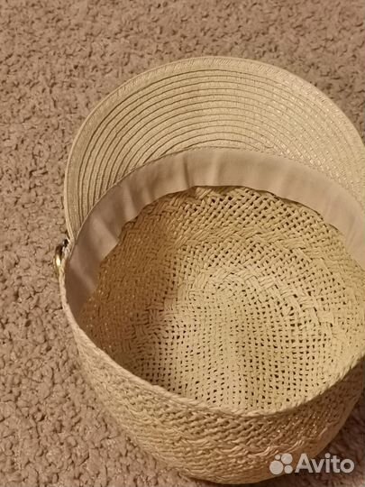 Соломенная кепка женская летняя