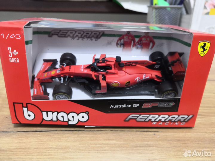 Модели formula 1 Bburago 1/43 Ferrari
