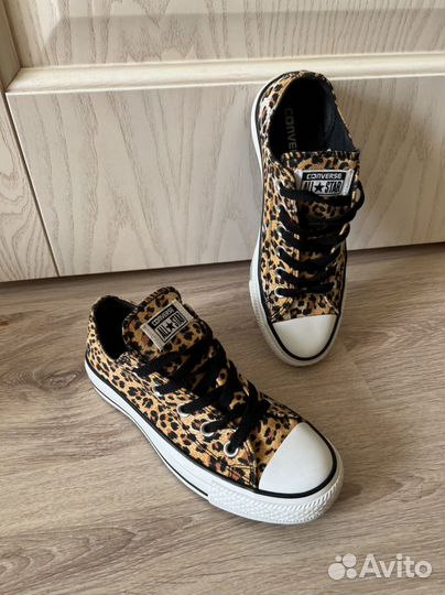 Кеды converse леопард