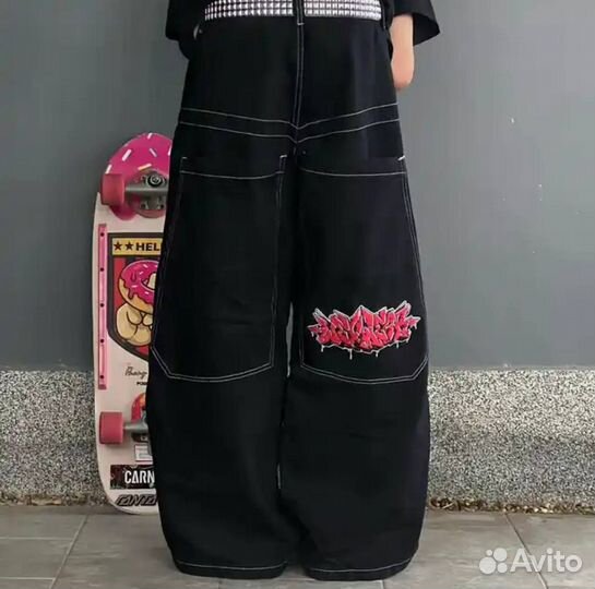 Джинсы широкие wexwear