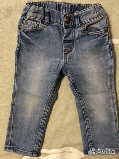 Джинсы для девочки размер 80