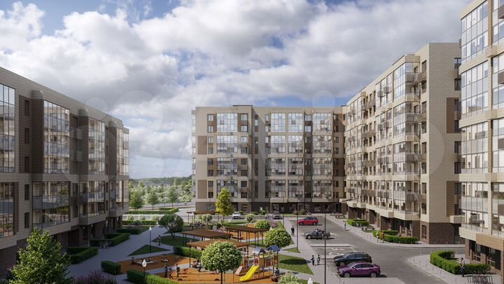 3-к. квартира, 82,8 м², 6/9 эт.