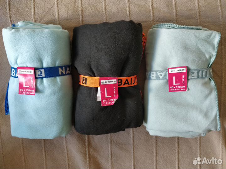 Полотенца (микрофибра) L Nabaiji (Decathlon)