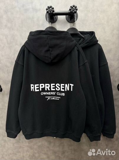 Зип худи represent