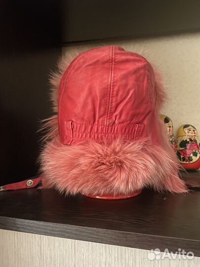 Шапка ушанка меховая натуральная