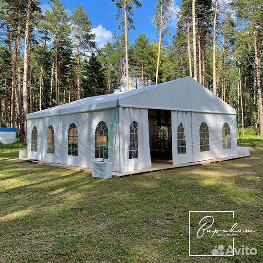 Аренда двухскатных шатров в Новосибирске