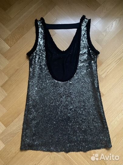 Zara платье в пайетках
