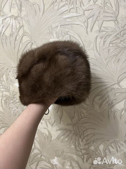 Шапка норковая женская