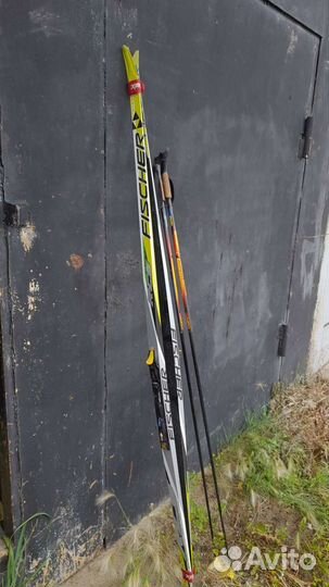 Лыжи беговые fisher коньковые